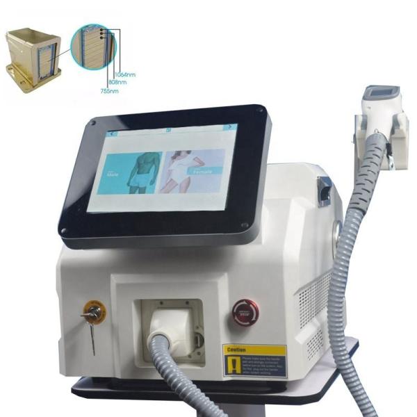 Hair Removal Diode Triple Wavelength Laser , 808 755 1064 Alexandrite Laser