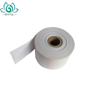 China Glossy Laminated Waterproof Linerless Labels Without Base Paper factory