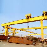 Electric Single Beam Gantry Crane L Type 5t 12m / Min CE ISO Certificate