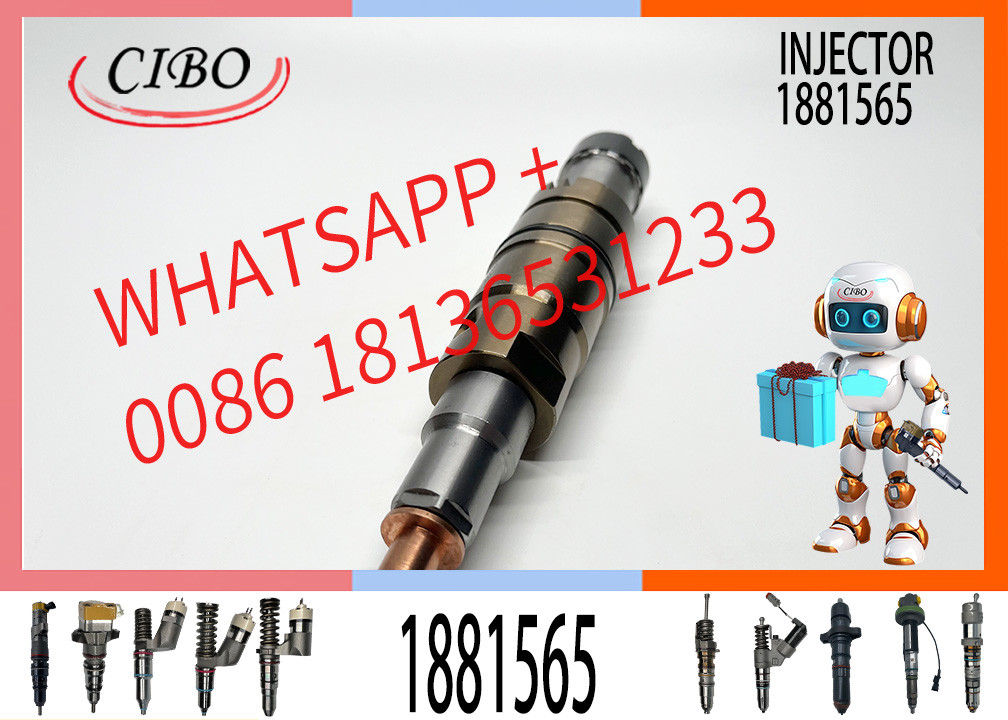 Common Rail Injector 1881565 for diesel Fuel Engine DC13 1933613 2058444 2419679 2057401 for Scania-XPI Engine