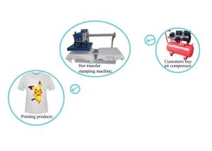 China Compact Heat Press Transfer Machine , Hot Press Machine Full Digital Display factory