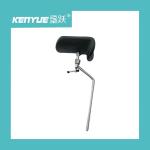 Black PU Metal Stainless Steel Obstetric Leg Holder For Hospital Beds