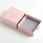 OEM Welcome Drawer Type Cardboard Jewelry Packaging Box For Necklace