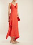 Women Clothing Summer Sleeveless With V neck Linen Maxi Dresses For Ladies