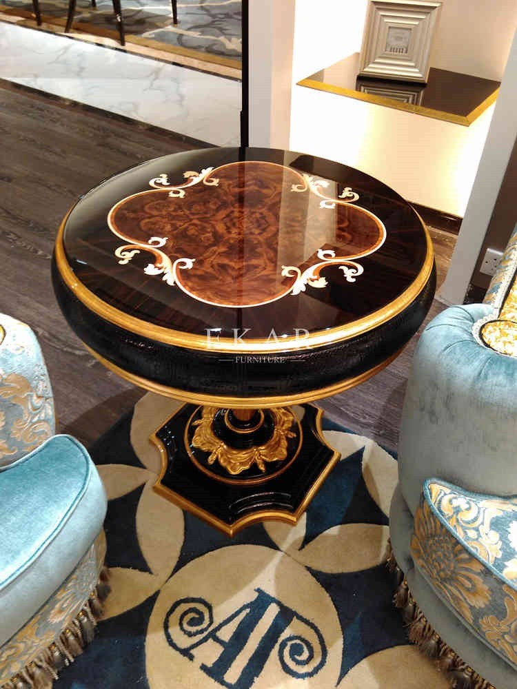 2015 hot sale round low coffee table end table safe TT-016