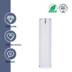 Modern Aesthetics Airless Pump Bottles 50ml Dual Chamber Pump White Airless