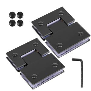 China Stainless Steel Shower Door Hinges Suitable for 800-1200MM Door Width 5-6MM Thickness factory