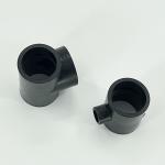 Hot Melt HDPE Pipe Fittings 75 90 110 125 160 200mm HDPE Reducing Tee