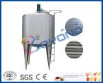 Insulation Coil Type Miller Jacket Stainless Steel Tanks Energy Saving SGS / CE