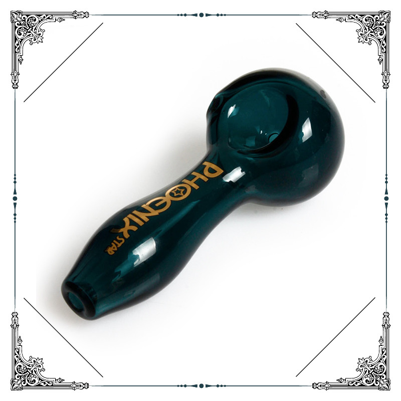Borosilicate Glass Spoon Hand Pipe Glass Water Pipe With Phoenixstar Logo