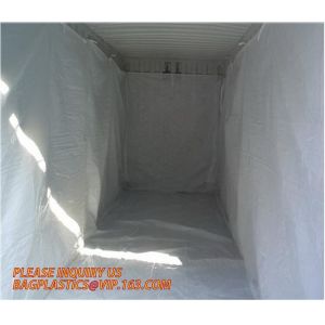 China PE Dumpster Container Drawstring Liners,8 Mil Black Open Top Drawstring Dumpster Container Liners,Polyethylene roll-off factory