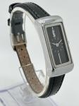 Classic Engraved Leather Strap Quartz Watch 30 Meters Water Resistance