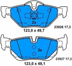 China High Strength 34216767150 BMW Brake Parts For BMW X1 E84 And 3 Touring E91 factory