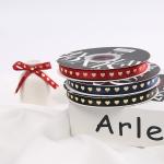 10mmX45Yards Gift Wrap Heart Pattern Satin Ribbon Roll Grosgrain Ribbon