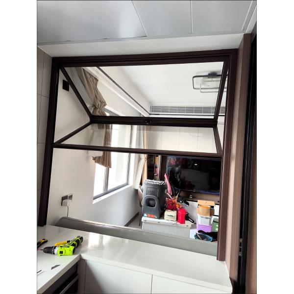 Access Fruit Tree Folding Window Enabling Direct Harvest from Indoor Kitchen Workstation Locations