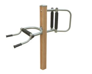 China outdoor fitness equipments WPC materials based Massager(waist and back)-LK-A02 factory