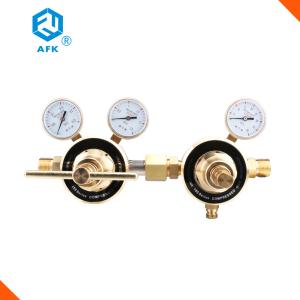 China High Flow Brass Piston Type High Pressure Helium Gas Pressure Regulator factory