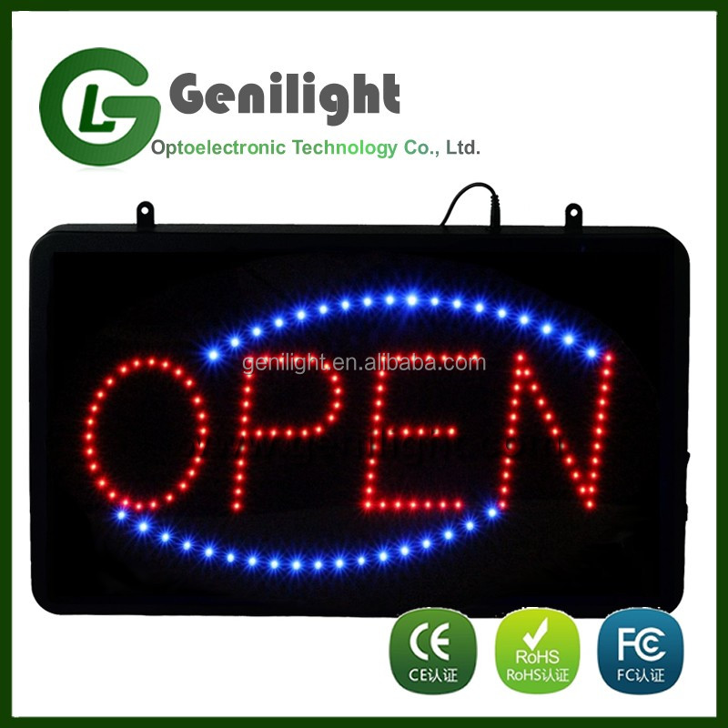 Rectangle LED NAILS SIGN Make Your Nail Display Shine with Our Motion Flashing Design