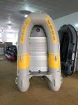 270 cm PVC Small Inflatable Fishing Boats V - Shaped Bottom With Aluminum Floor