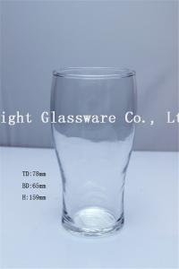 China high quality machine blown glass beer cup wholesale, wine glass factory