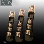 book corrugated compartments display stand