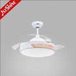 Elegant 42 Inch Chandelier Hidden Blade Ceiling Fan with 2- and Dimmer