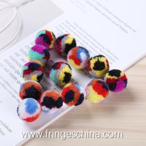 China Wholesale Colorful DIY Multicolored Pom Pom Ball For Costume Christmas Decoration factory