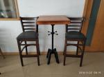Mild Steel Bistro Table Base Height Adjustable Black Colour For Bar Table