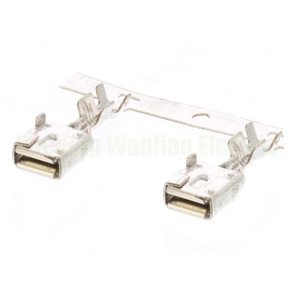 China 2208343-2 Auto connector Terminal brass pin Waterproof harness terminal cable plug socket factory