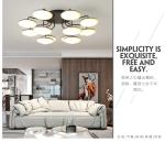 High quality 2-year quality acrylic indoor ceiling lamp with simple atmosphere
