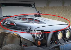 China Avenger Style Hood With Functional Vents For 2007-2017 Jeep Wrangler JK factory