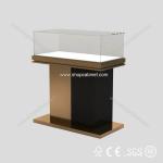 2015 Hot Sale Commercial Modern Glass And Metal Display Jewelry Showcase For