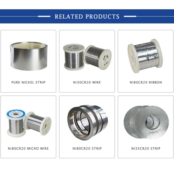 high resistance Nicr Alloy Strip NiCr 8020 Tape Bright annealed