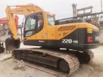 Korea Original 80cm Crawler Chain 22 Ton Used Hyundai 220 Excavator 1889 Working