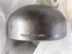 China OEM ODM Butt Welded 30 Inch Steel Pipe Cap EN10235 JIS B2311 GOST 17378 factory