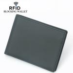 First Layer Leather Wallet for Men Custom Logo Full Grain Genuine Leather