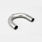 RTS Sanitary 304 316L Stainless Steel U-Type Tee for Hygienic Grade Silver 1/2''