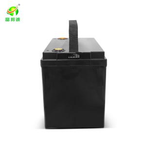 China BMS 100AH 12V 24V Battery Lifepo4 Battery Rechargeable RV Solar Battery Li Ion factory