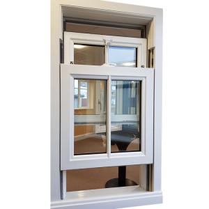China Villa 0.38PVB 5mm Aluminum Vertical Sliding Window factory