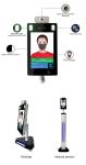 Non Contact Attendance Face Recognition Self Check Temperature Kiosk 10"
