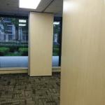 Customized Height 65 mm Interior Wood MDF Finished Sound Absorption Folding