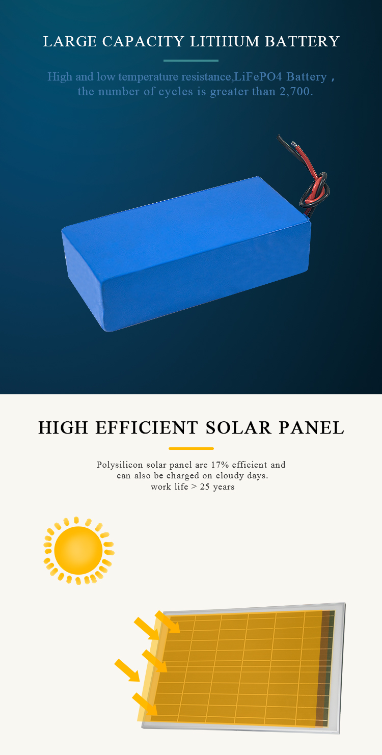 Die-cast aluminum alloy solar light