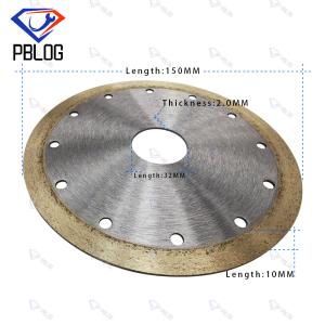 China Diamond Sintered Continue Rim Cutting Disc For Blade Ceramic Metal factory