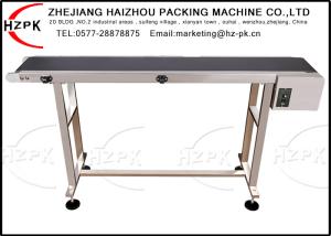 China Date Inkjet Printer Conveyor , Industrial Roller Conveyor Belt Conveying Table Band factory