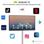 Home Fitness Entertainment Movable Smart TV Full HD Stanbyme Portable Touch