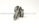 OD 11.0mm Plunger Tube 2 / 2 Way With Flange Seat / Silvery Cylindrical Core