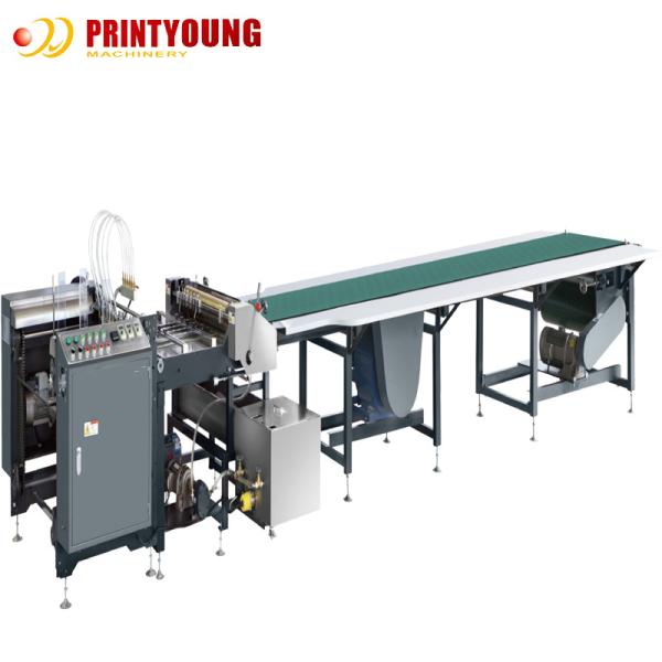 China Adjustable40pcs/min Automatic Gluing Machine 600mm Sheet factory