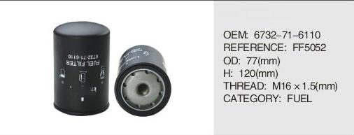 Truck Diesel engine parts oil filter for komtsu 600-311-8293