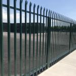 European Style PVC Coated Mesh Metal Palisade Fencing H 1800mm-3000mm