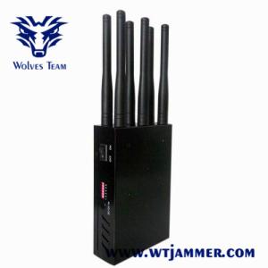 China Handheld 12W CDMA GSM 3G 4G 5G WiFi Lojack Signal Jammer factory